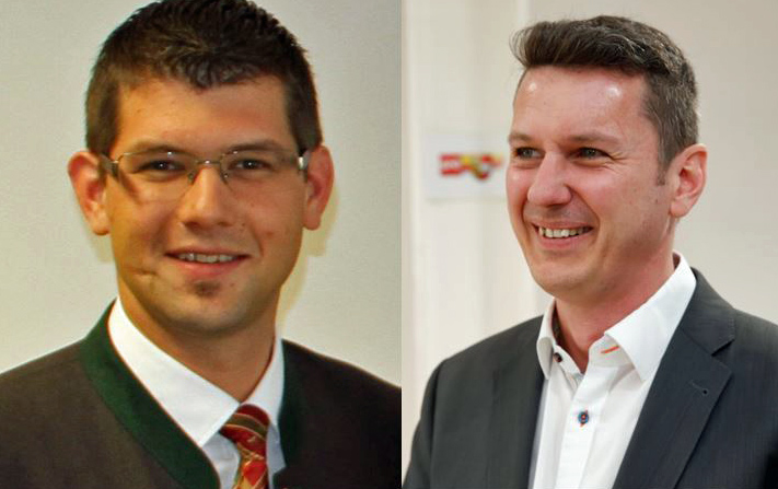 Mit Martin Gruber (links im Bild) und Daniel Fellner ist die Kommunalebene stark in der Landesregierung vertreten.(Bild: ZVG)