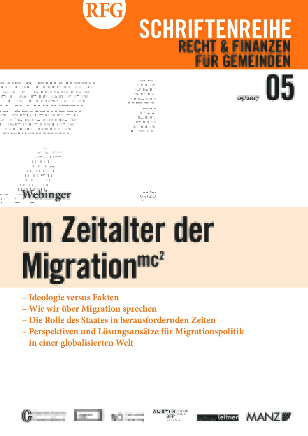 RFG- Schriftenreihe zum Thema Migration